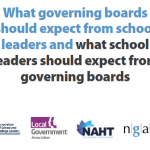 Latest edition of School Leaders and Governing Boards: What do we expect of each other?
